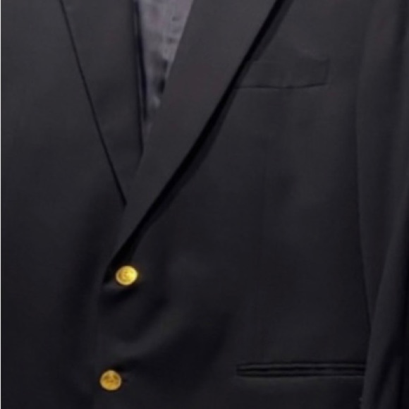 SALE!!! Y2K Sophisticated LRL Suit Coat Old Money WoolMark Lined Plus M48 Blue - Picture 8 of 12